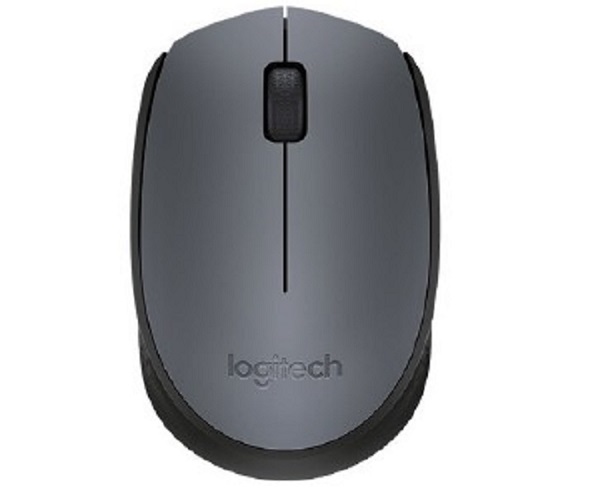 Ratón inalámbrico LOGITECH M170, 1000DPI, receptor USB, Gris