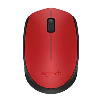 Ratón inalámbrico LOGITECH M170, 1000DPI, receptor USB, Rojo