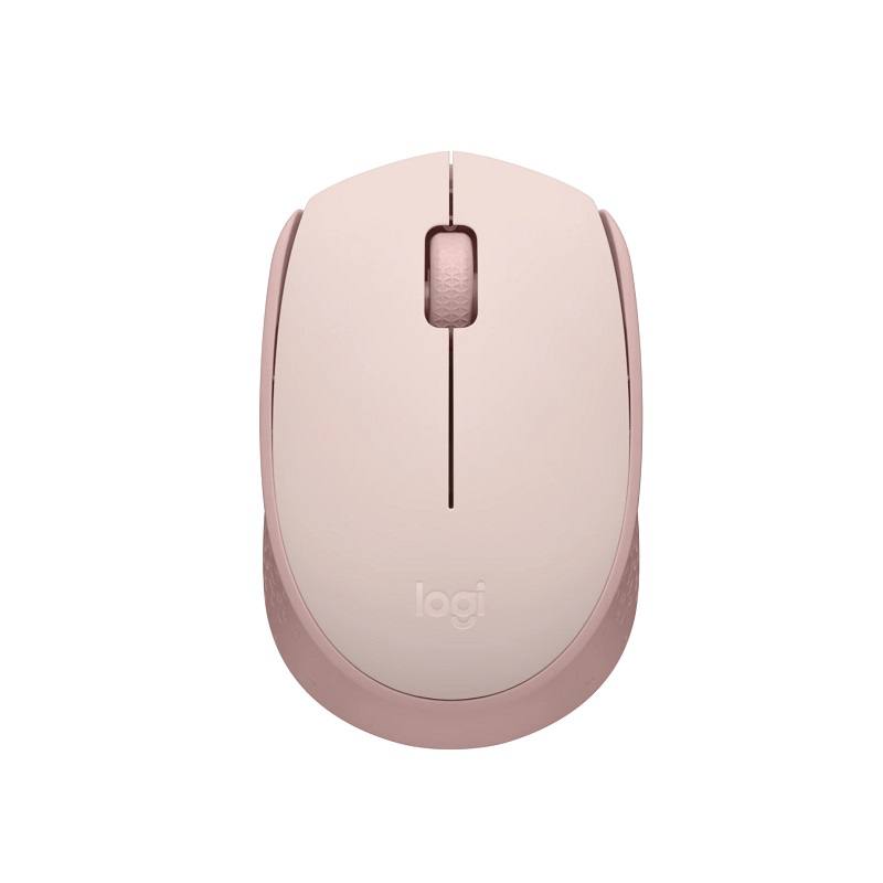 Ratón inalámbrico LOGITECH M170, 1000DPI, Receptor USB, Rosado