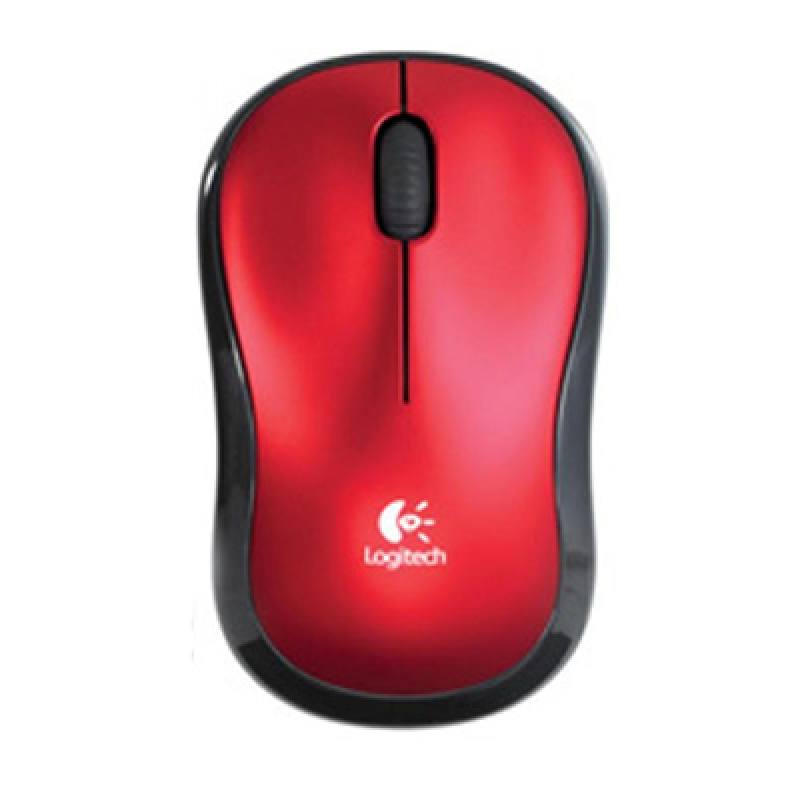 Ratón Inalámbrico LOGITECH M185 Rojo