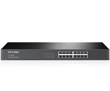 SwitchTP-LINK Gigabit TL-SG1016 de 16 Puertos 10/100/1000M, 1U 19 Montable en Rack