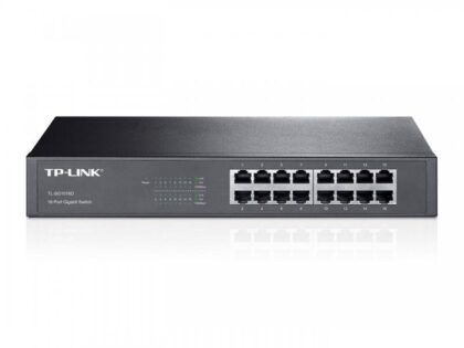 Switch GigaBit TP-LINK TL-SG1016D De 16 Puertos 10/100/1000M, Tipo Escritorio/Rack