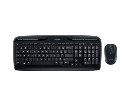 Combo Teclado y Ratón Inalámbrico LOGITECH MK320, Inglés, Negro