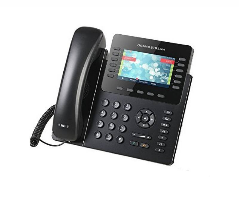 Telefono IP GRANDSTREAM GXP2170, Negro, 12 Linea, 6 cuentas SIP, 5 Vías de conferencia, Puertos Gigabit duales con PoE