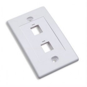 Tapa para Moldura 2 salidas horizontal