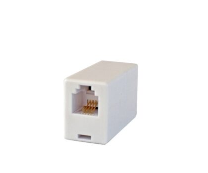 UNION RJ11 PARA TELEFONO - BLANCO