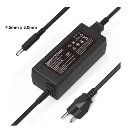 Cargador Genérico para Laptop DELL de 19.5V 3.34A 65W Conector de 4.5x3.0mm