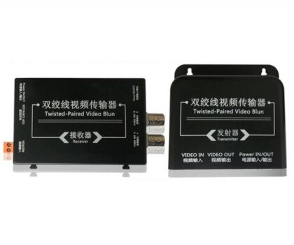 Video balun 1500m TVI,CVI, AHD Par trenzado