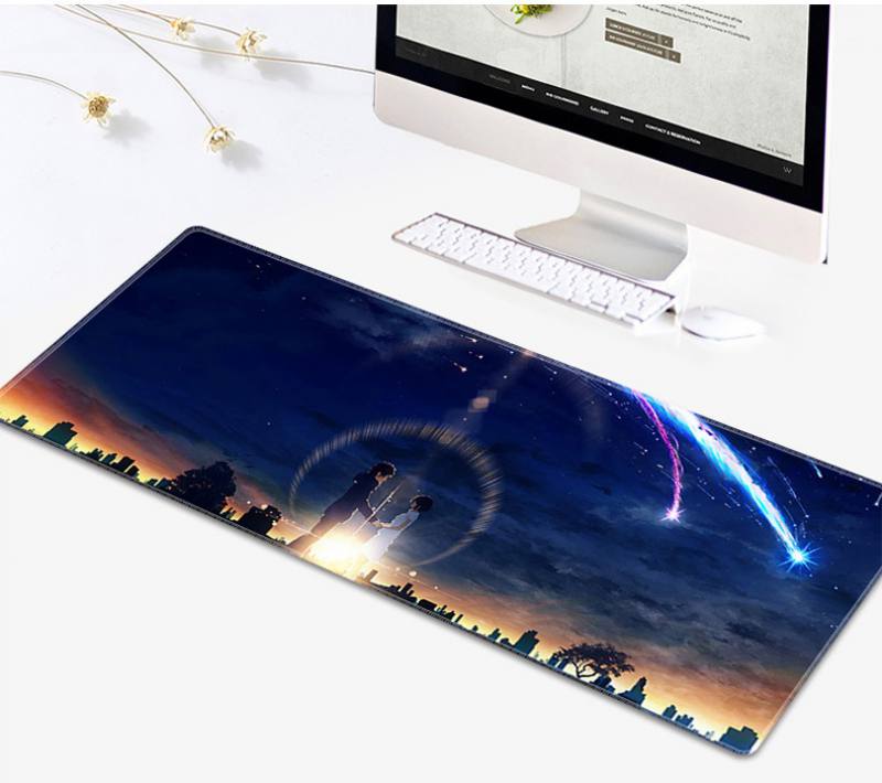 Mouse Pad Wu Xiao SBD-08, XL 900mm x 400mm x 3mm, Diseños varios galaxy