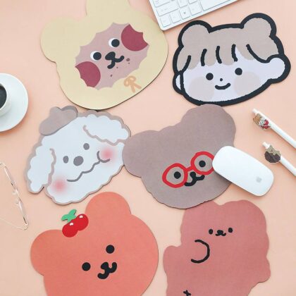 Mouse Pad INS WIND, 22cm x 20.2cm, Diseños varios Cute pets