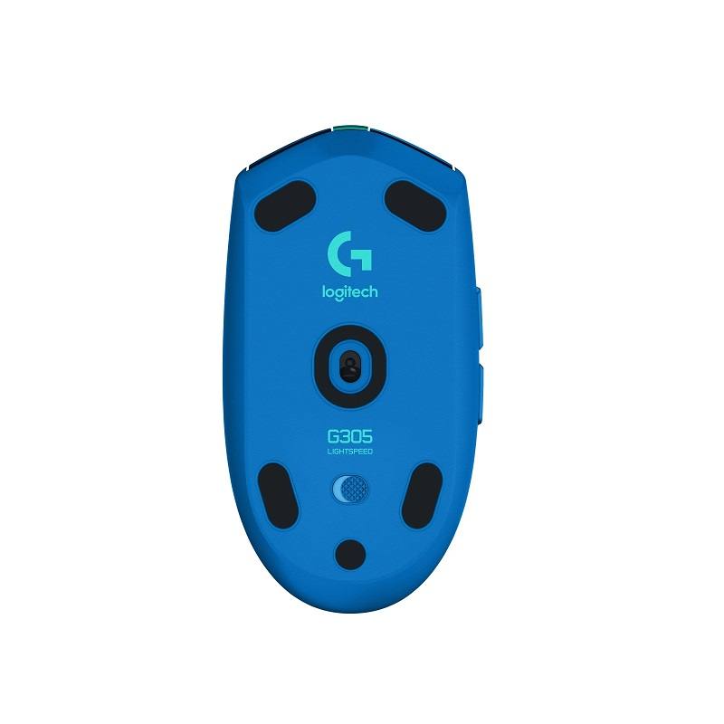 Ratón Gaming Inalambrico Logitech G305 LIGHTSPEED, Sensor Óptico, Frecuencia 2.40GHz, 12000dpi, 6 Botónes, Azul