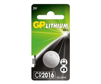 BATERÍA LITHIUM GP CR2016-C5, CELL 3V
