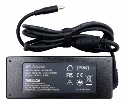 Cargador Generico para Laptop DELL de 19.5V 4.62A Conector de 4.5x3.0mm