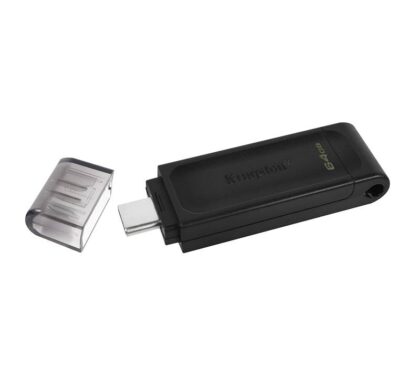Memoria USB Kingston 3.0 Data Traveler 70, 64GB Gen1, Dispositivos USB-C