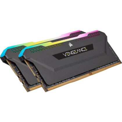 Memoria Ram CORSAIR Serie Vengeance RGB Pro SL, DDR4 16GB (2x8GB) 3200MHz, DIM, CL16, 1.35V