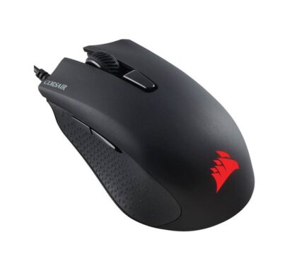 Raton Gaming CORSAIR HARPOON RGB Pro, 12000 DPI, 6 botones, Conexión USB, color negro