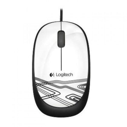 Ratón Óptico Logitech M105, USB, 1000 Dpi, 3 Botones, Blanco