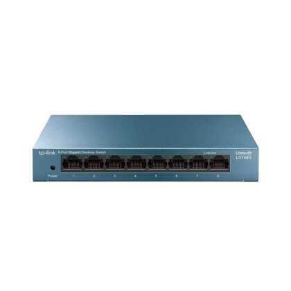 Switch TP-LINK LS108G de Sobremesa con 8 puertos RJ45 a 10/100/1000Mbps Gigabit