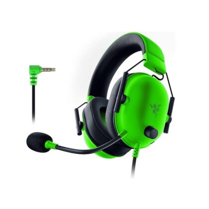 Headset Gaming RAZER BlackShark V2 X, Conector de 3.5 mm, 32 Ohm, color verde